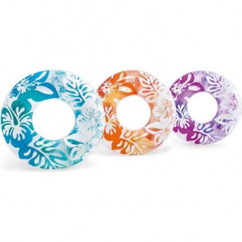 Круг для плавания INTEX «ЯСНЫЙ ЦВЕТ» 59251, от 9 лет, микс Круг для плавания INTEX «ЯСНЫЙ ЦВЕТ» 59251, от 9 лет, микс