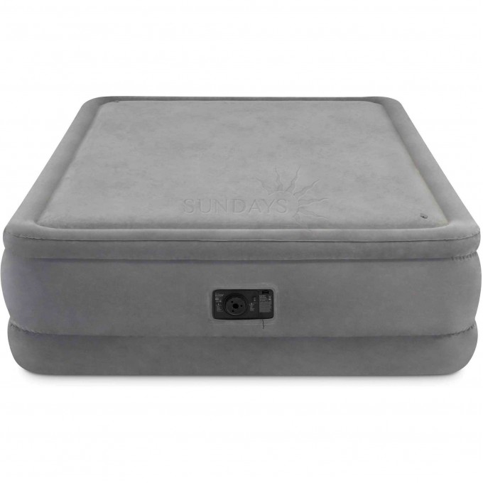 Надувная кровать INTEX 152х203х51см "Foam Top" встр.нас. 220В, до 272кг 64470